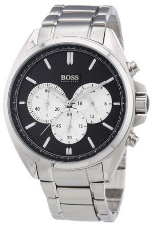 Hugo Boss Chronograph Herreklokke 1512883 Sort/Stål Ø45 mm