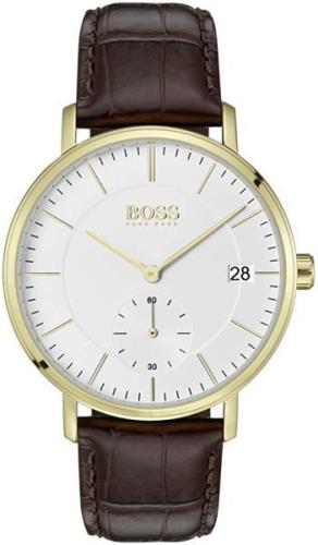 Hugo Boss 99999 Herreklokke 1513640 Hvit/Lær Ø40 mm