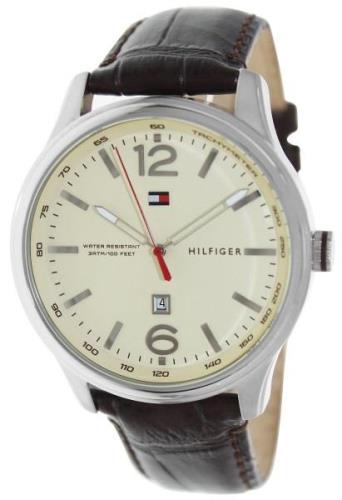 Tommy Hilfiger Andre Herreklokke 1710315 Beige/Lær Ø44 mm