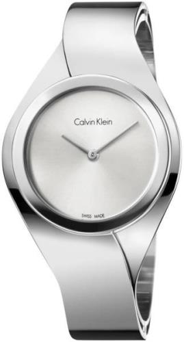 Calvin Klein Senses Dameklokke K5N2X126 Sølvfarget/Stål Ø27 mm