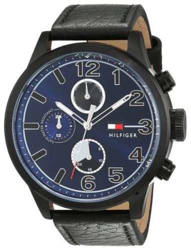 Tommy Hilfiger Jackson Herreklokke 1791241 Blå/Lær Ø44 mm