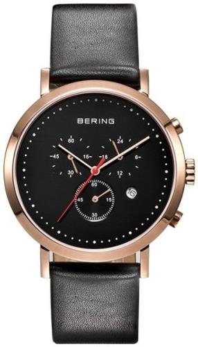 Bering Classic Dameklokke 10540-462 Sort/Lær Ø40 mm