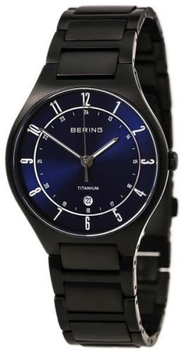 Bering Titanium Herreklokke 11739-727 Blå/Titan Ø39 mm