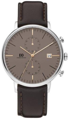 Danish Design Sport Herreklokke IQ48Q975 Brun/Lær Ø42 mm