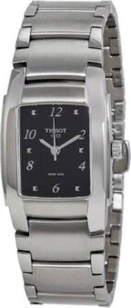 Tissot T-10 Dameklokke T073.310.11.057.01 Sort/Stål Ø25 mm