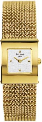 Tissot T-Gold Dameklokke T73.3.321.31 Sølvfarget/18 karat gult gull