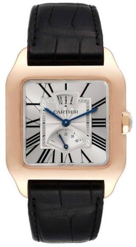 Cartier Santos Dumont Herreklokke W2020067 Sølvfarget/Lær