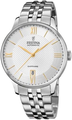 Festina Dress Herreklokke F20482-4 Sølvfarget/Stål Ø42 mm