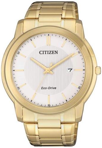 Citizen 99999 Herreklokke AW1212-87A Sølvfarget/Gulltonet stål Ø42