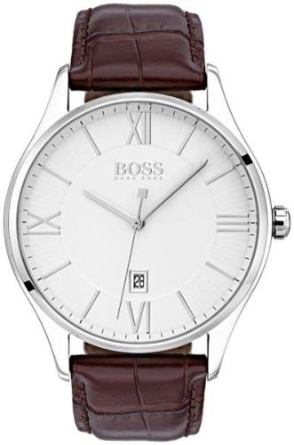 Hugo Boss 99999 Herreklokke 1513555 Hvit/Lær Ø43 mm