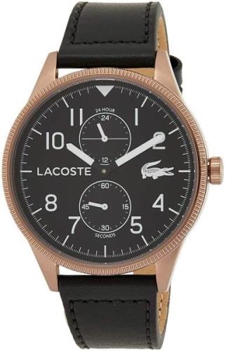 Lacoste 99999 Herreklokke 2011042 Sort/Lær Ø44 mm