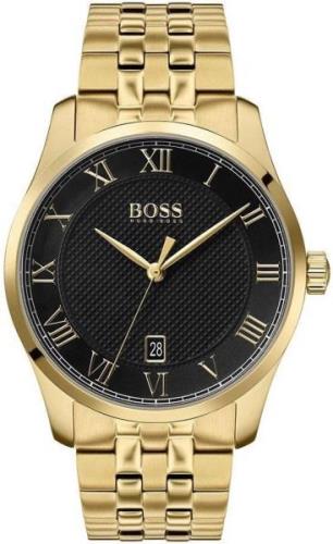 Hugo Boss 99999 Herreklokke 1513739 Sort/Gulltonet stål Ø41 mm