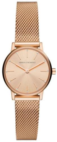 Armani Exchange Lola Dameklokke AX5566 Rosegullfarget/Rose-gulltonet