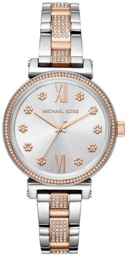 Michael Kors 99999 Dameklokke MK3880 Sølvfarget/Rose-gulltonet stål