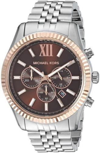 Michael Kors 99999 Herreklokke MK8732 Brun/Stål Ø44 mm