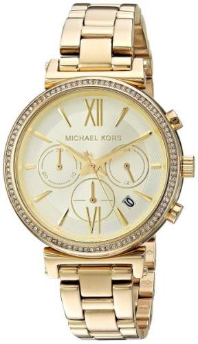 Michael Kors 99999 Dameklokke MK6559 Champagnefarget/Gulltonet stål