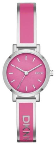 DKNY Bangle Dameklokke NY2360 Rosa/Stål Ø24 mm