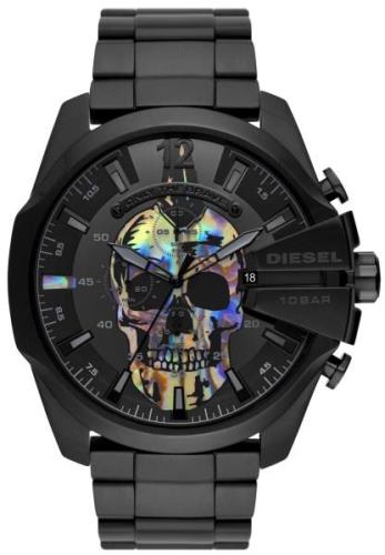 Diesel Mega Chief Herreklokke DZ4582 Sort/Stål Ø51 mm