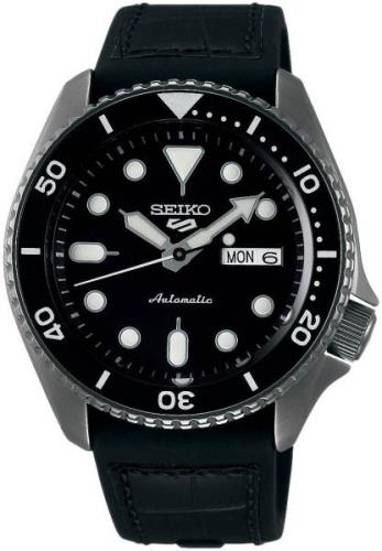 Seiko Herreklokke SRPD65K3 Sort/Gummi Ø43 mm