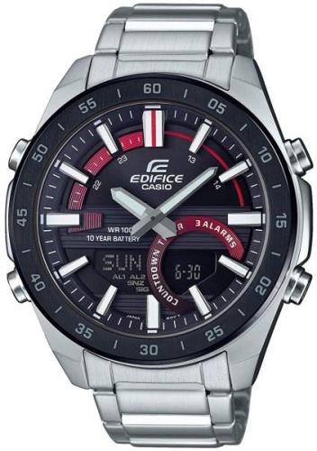 Casio Herreklokke ERA-120DB-1AVEF Edifice Sort/Stål Ø46.9 mm