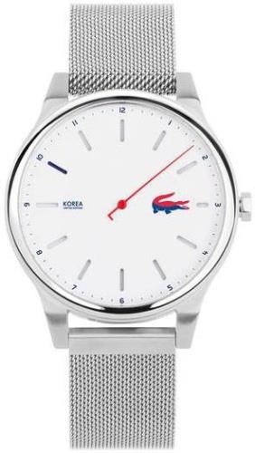 Lacoste Herreklokke 2011026 Hvit/Stål Ø43 mm