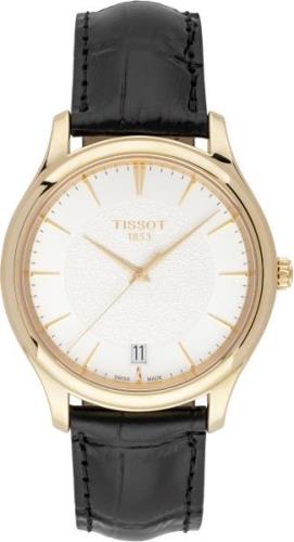 Tissot Herreklokke T924.410.16.031.00 T-Gold Sølvfarget/Lær Ø40 mm