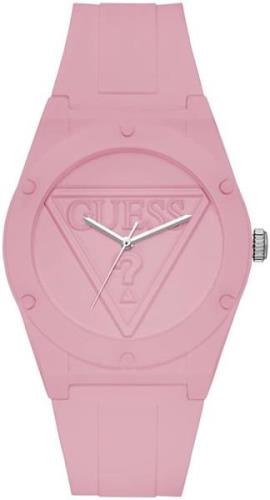 Guess Dameklokke W0979L5 Rosa/Gummi Ø42 mm