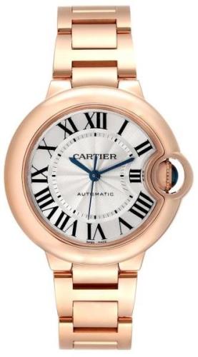 Cartier Dameklokke WGBB0042 Ballon Bleu De Sølvfarget/18 karat rosé