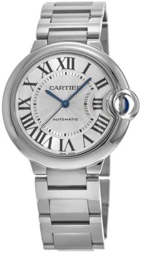 Cartier Dameklokke WSBB0048 Ballon Bleu De Sølvfarget/Stål Ø36 mm