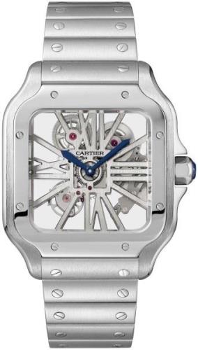 Cartier Herreklokke WHSA0015 Santos De Skjelettkuttet/Stål