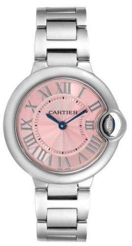 Cartier Dameklokke WSBB0033 Ballon Bleu De Rosa/Stål Ø33 mm