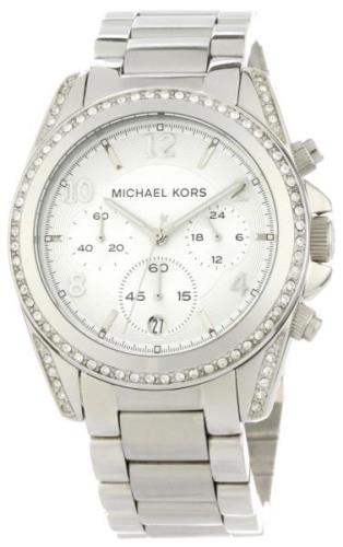 Michael Kors Dameklokke MK5165 Runway Sølvfarget/Stål Ø39 mm