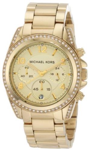 Michael Kors Dameklokke MK5166 Blair Gulltonet/Gulltonet stål Ø39 mm