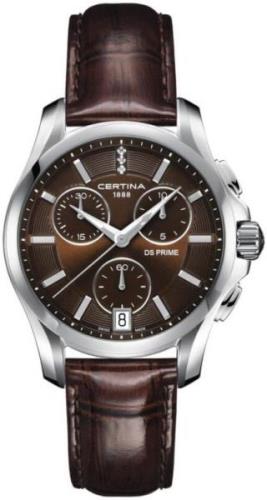 Certina Dameklokke C004.217.16.296.00 DS Prime Brun/Lær Ø39 mm