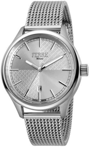 Ferrè Milano Herreklokke FM1G143M0051 Sølvfarget/Stål Ø42 mm