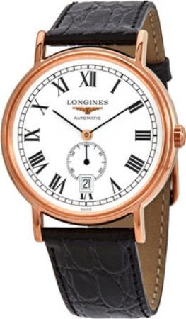 Longines Herreklokke L4.805.1.11.2 Presences Hvit/Lær Ø38.5 mm