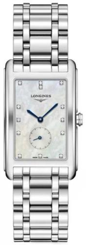 Longines Dameklokke L5.755.4.87.6 DolceVita Hvit/Stål