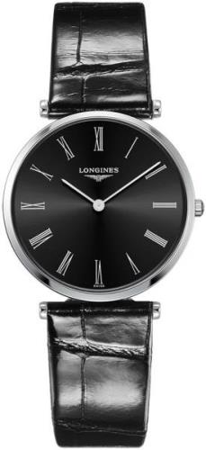 Longines Dameklokke L4.709.4.51.2 La Grande Classique De Sort/Lær