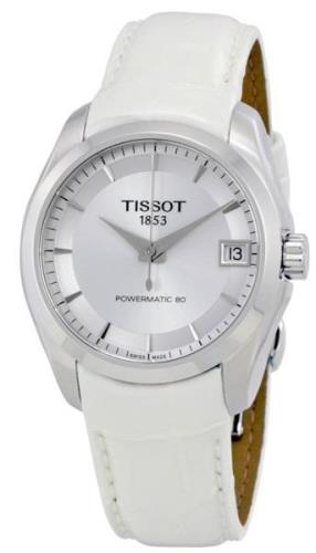 Tissot Dameklokke T035.207.16.031.00 T-Trend Sølvfarget/Lær Ø32 mm