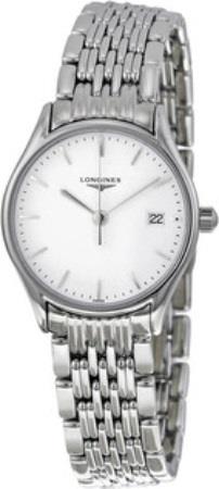 Longines Dameklokke L4.259.4.12.6 Lyre Hvit/Stål Ø25 mm