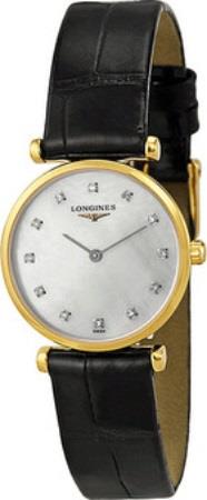 Longines Dameklokke L4.209.2.87.2 La Grande Classique De Hvit/Lær