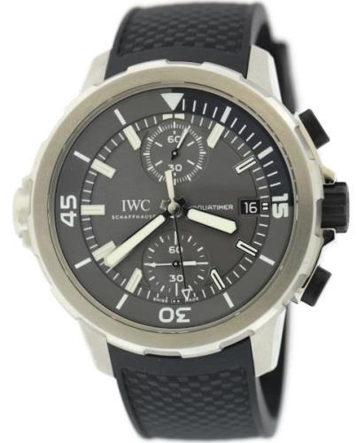 IWC Herreklokke IW379506 Aquatimer Grå/Gummi Ø44 mm