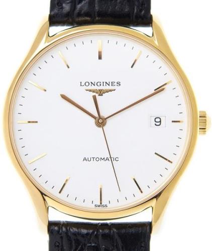 Longines Herreklokke L4.860.2.12.2 Lyre Hvit/Lær Ø35 mm