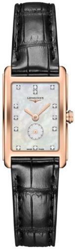 Longines Dameklokke L5.255.8.87.0 Dolcevita Hvit/Lær