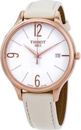 Tissot Dameklokke T103.210.36.017.00 T-Lady Hvit/Lær Ø38 mm