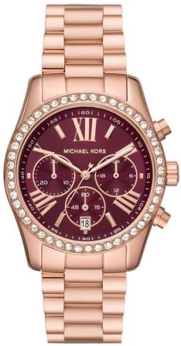 Michael Kors Dameklokke MK7275 Lexington Lilla/Rose-gulltonet stål