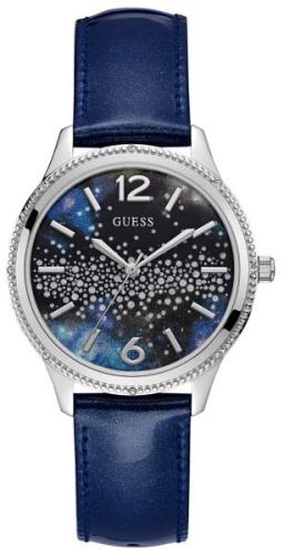 Guess Dameklokke W1028L1 Flerfarget/Lær Ø39 mm