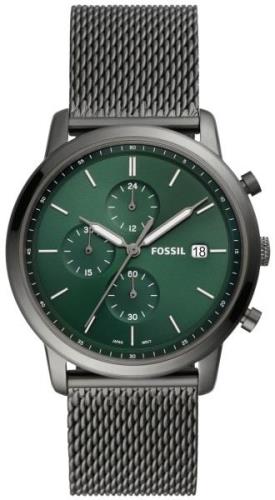 Fossil Herreklokke FS5908 Neutra Grønn/Stål Ø42 mm