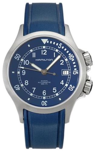 Hamilton Herreklokke H77515343 Khaki Blå/Gummi Ø41 mm