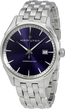 Hamilton Dameklokke H40445955 American Classic Timeless Hvit/Lær